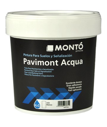 Краска для полов и разметки Monto PAVIMONT ACQUA BLANCO 4L