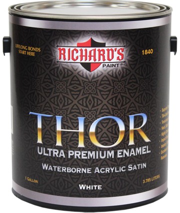 Thor 1840 ultra premium enamel waterborne acrylic satin 3,8 литра