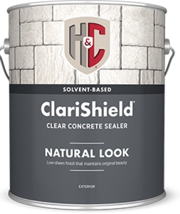 H&C ClariShield Solvent-Based Natural Look Clear Concrete Sealer