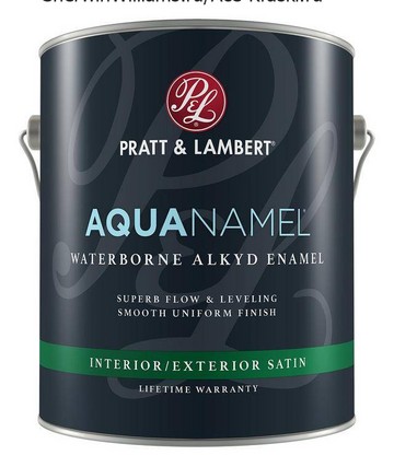 Pratt & Lambert Aquanamel Waterborne Alkyd Enamel Satin